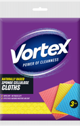Vortex Houbové hadříky z přírodního materiálu 3 ks